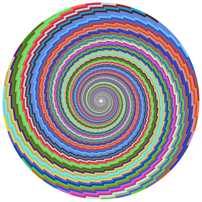 Colorful swirl vector image