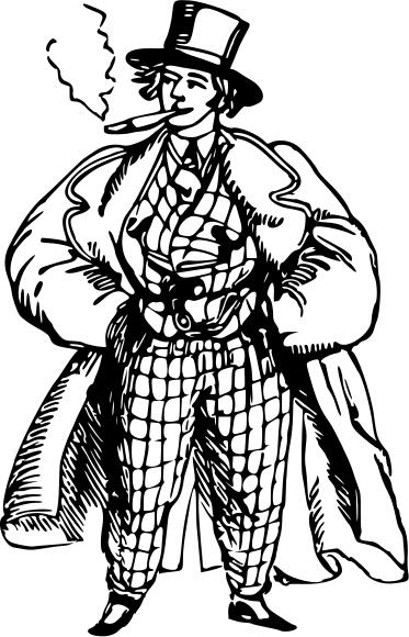 Smartly dressed man