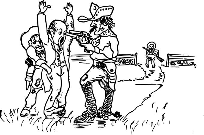 Cowboy robbery