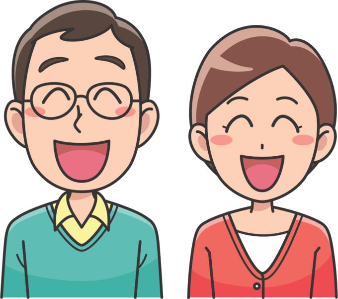 Laughing couple