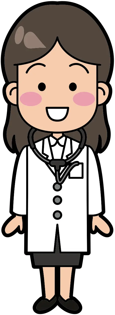Female doctor vector illustration