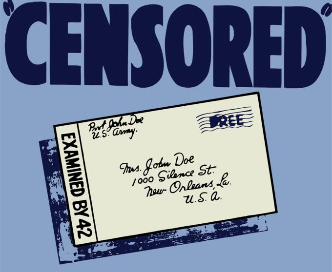 Censorship poster