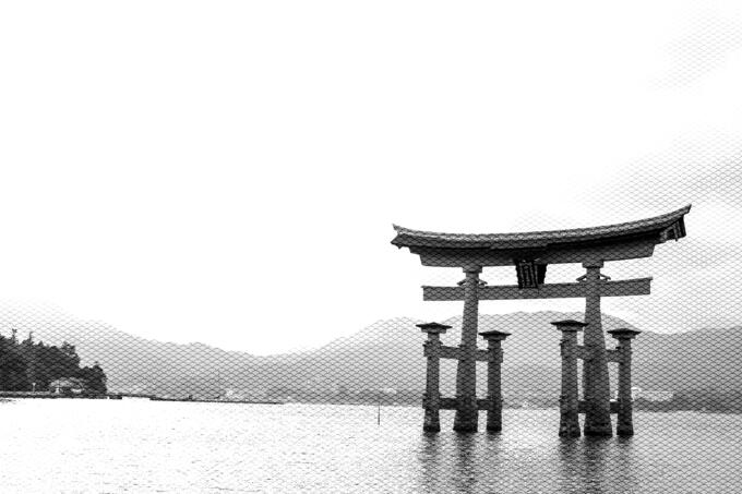 Traditional Japanese door