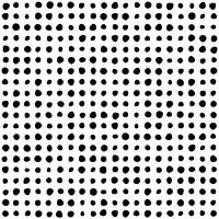 Black spots silhouette