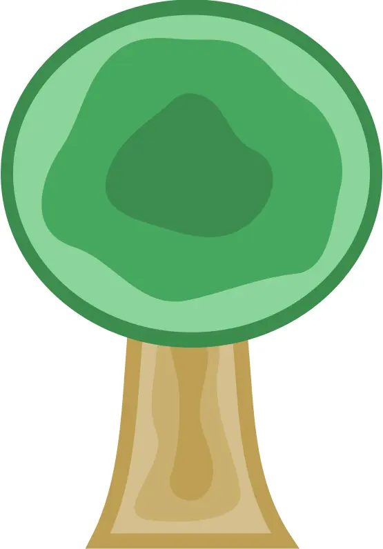 Storybook tree vector image