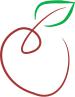 Apple vector drawing