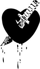 Knife through the heart