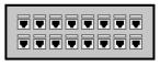 16-Port Patch Panel