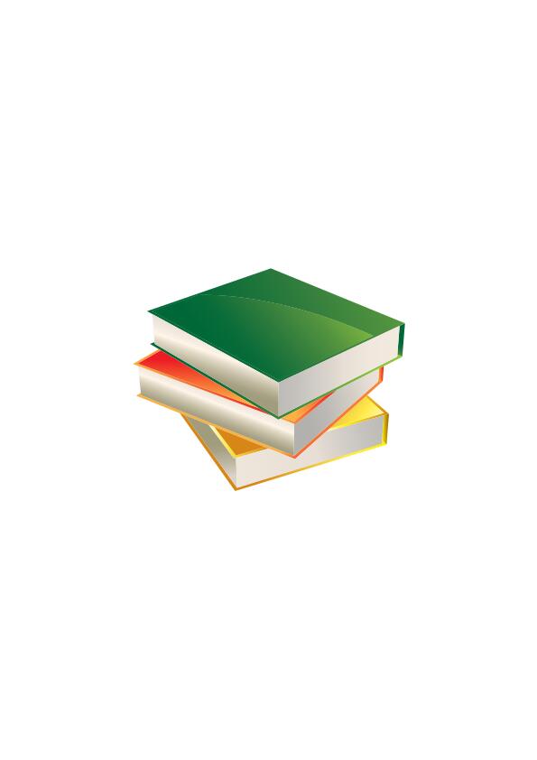 Three colorful books