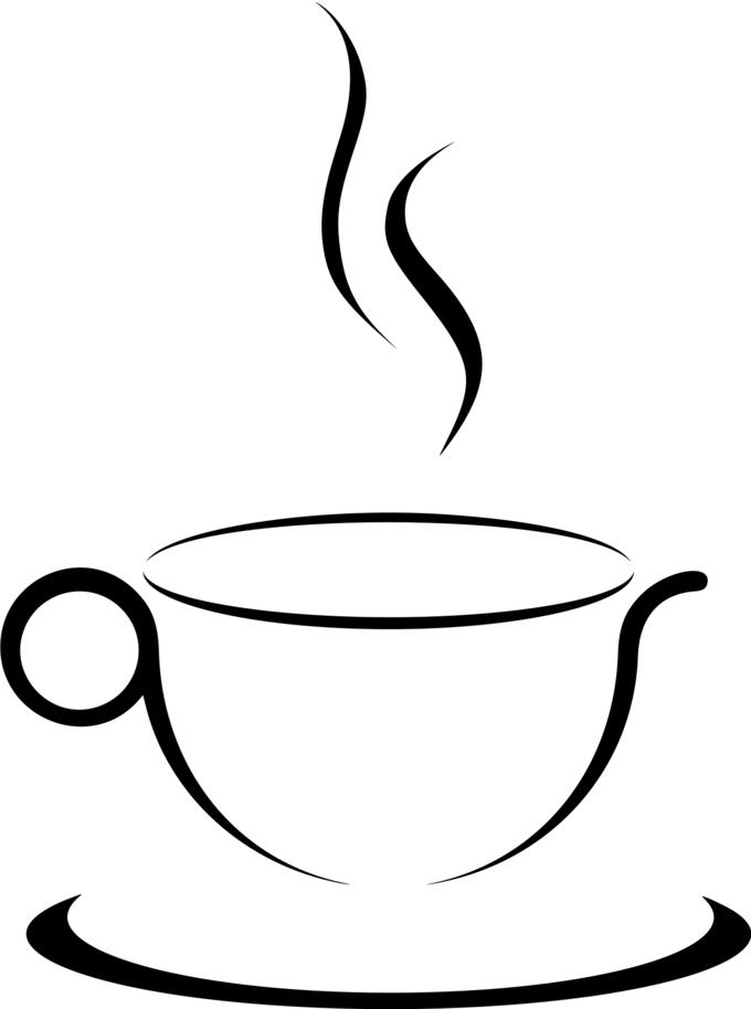 Stylized coffee mug