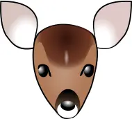 Fawn's head cartoon image