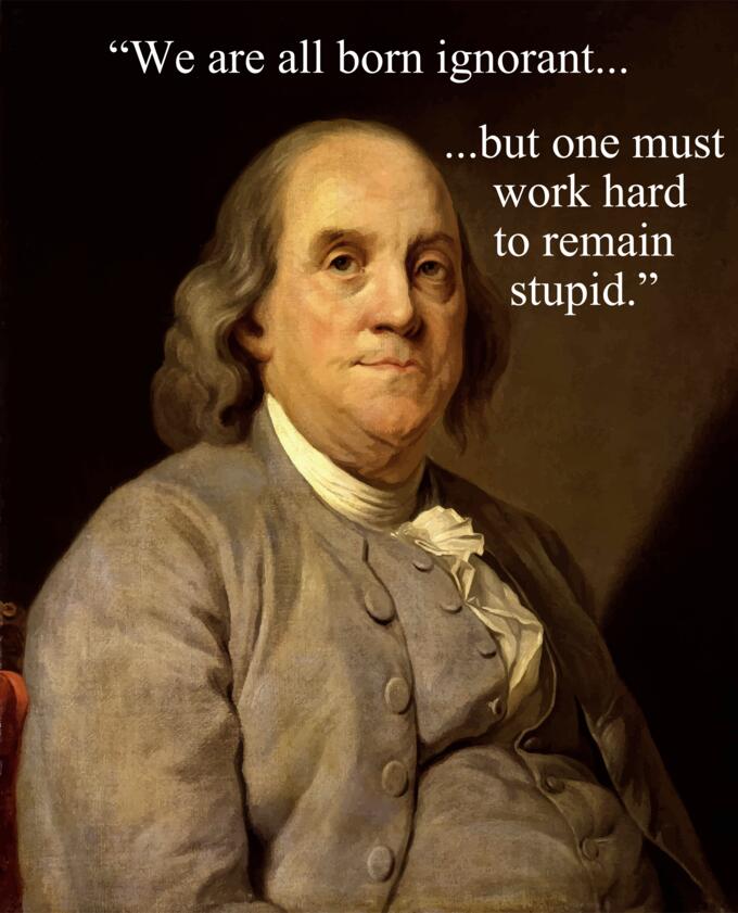 Benjamin Franklin's quote