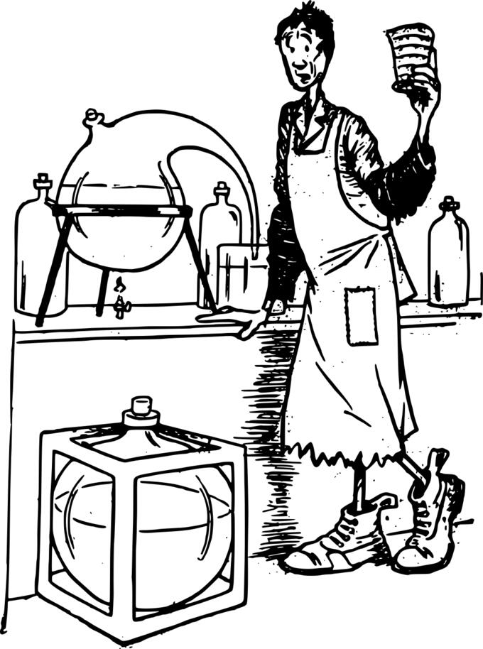 Scientist in the lab