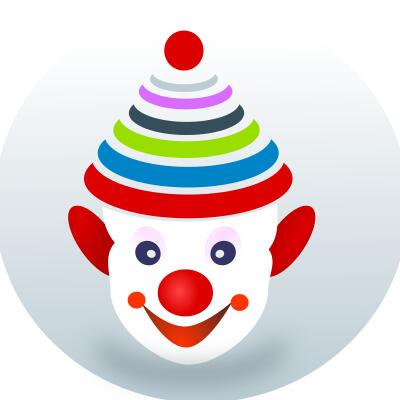 Joker with a smile