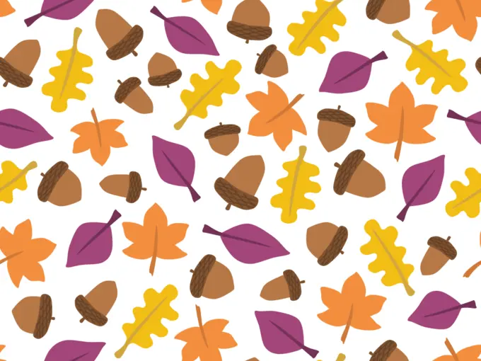 Fall pattern vector image