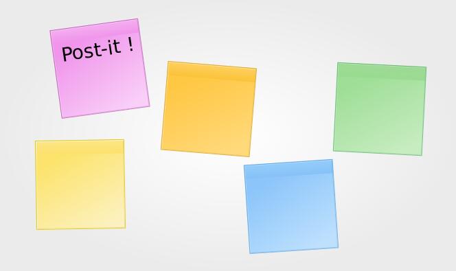 Post-it 5 colors