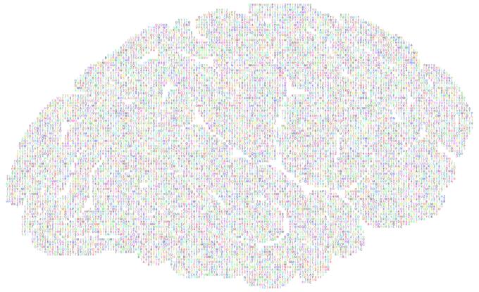 Prismatic alphanumeric brain