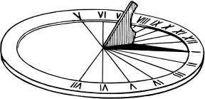 Sundial vector image