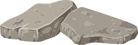Rock rubble vector image