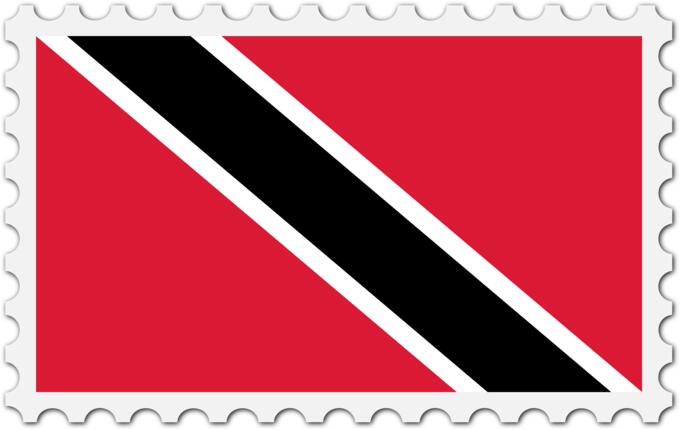 Trinidad and Tobago flag stamp