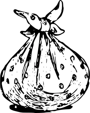 Bundle bag vector image