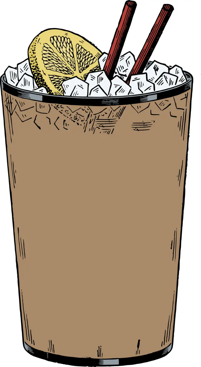 Ice tea vector image