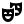 Theater masks icon