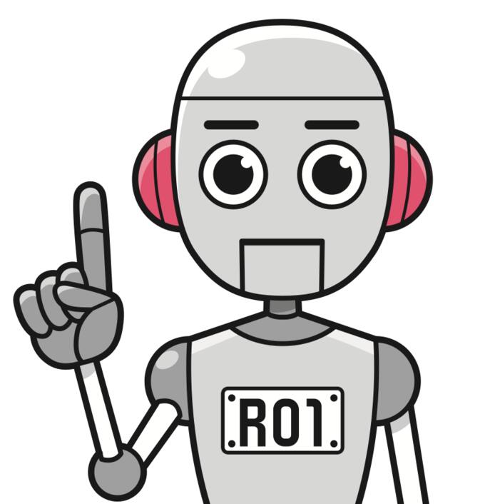 Outlined robot image