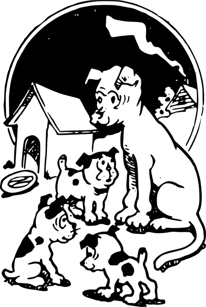 Mommy and puppies