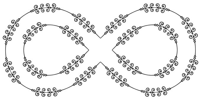 Flourish infinity symbol