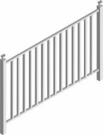 Metal fence image
