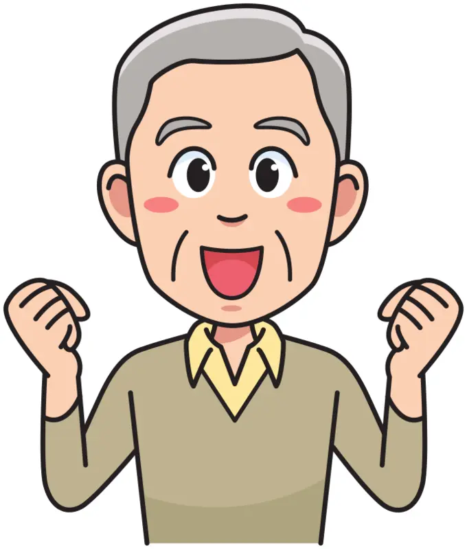 Energized grandpa