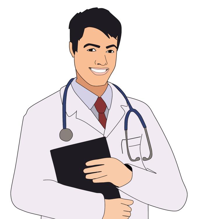 Young male doctor