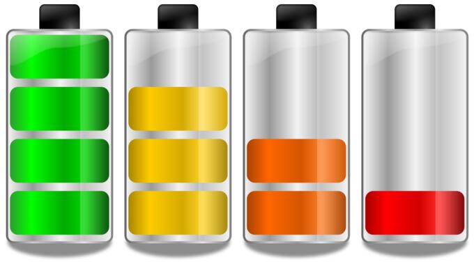 Different battery levels