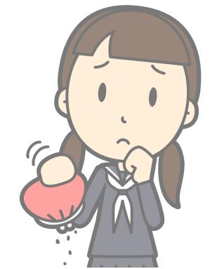 Girl with injury
