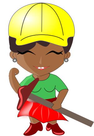 African lady architect