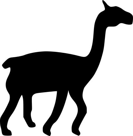 Llama silhouette