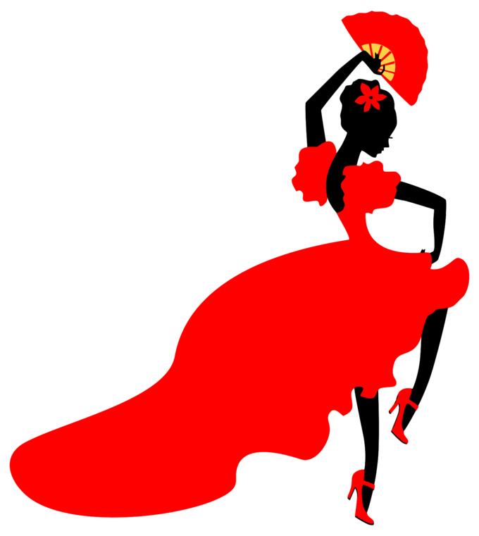 Lady flamenco dancer