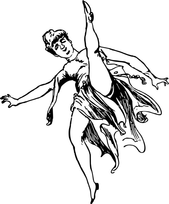 Vintage exotic dancer