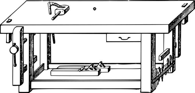 Workbench vector image