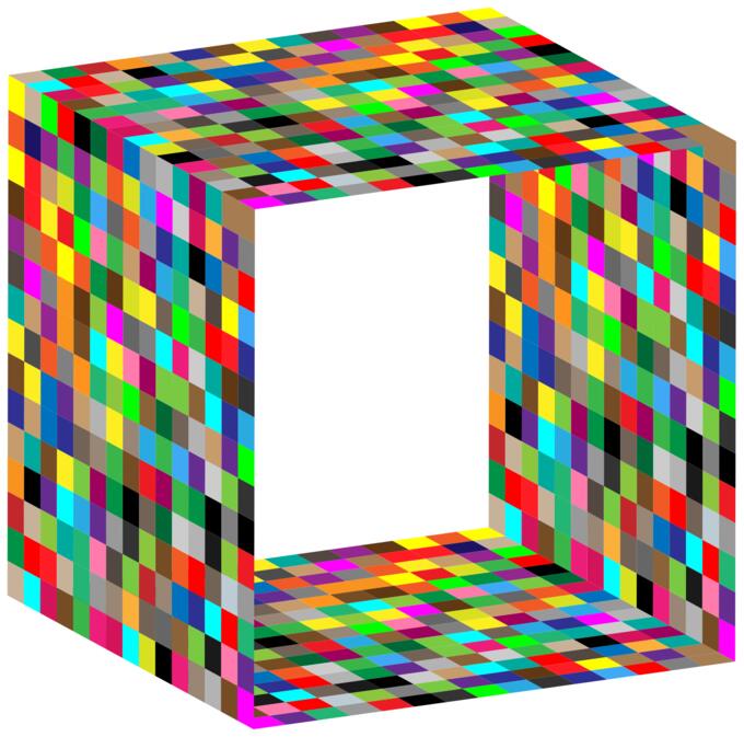 Multicolored box