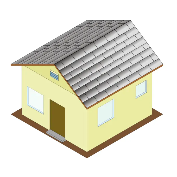 Isometric house icon