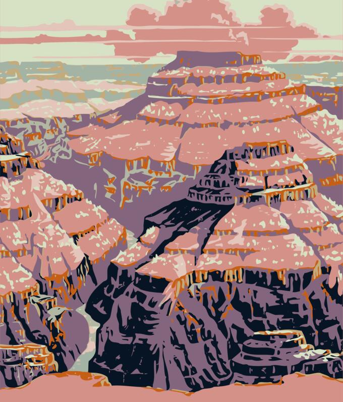 Grand Canyon vector image