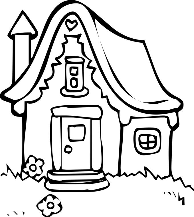 Home with flowers