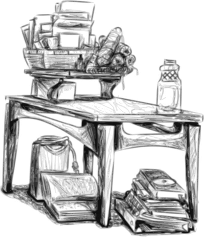 Full table drawing