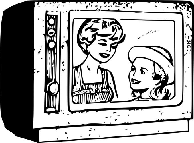 Old style TV
