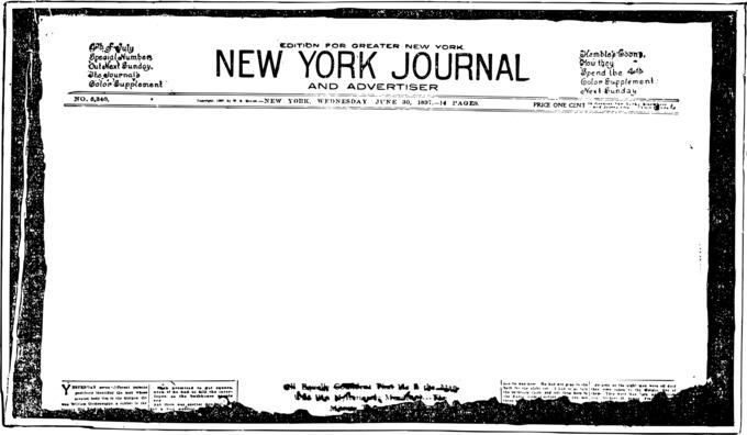 Newspaper frame
