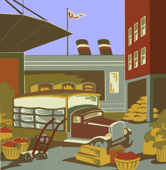 Market vector image