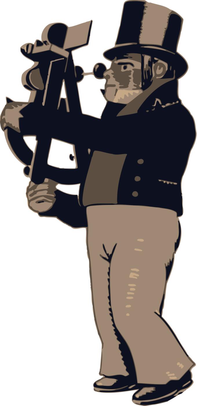 Retro camera man