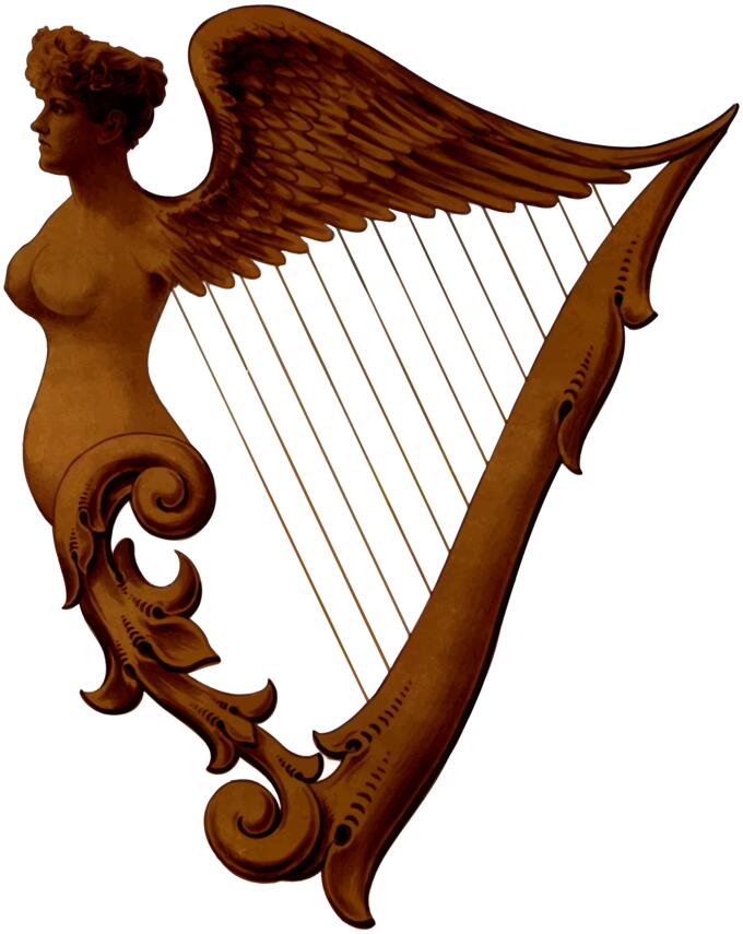 Irish harp